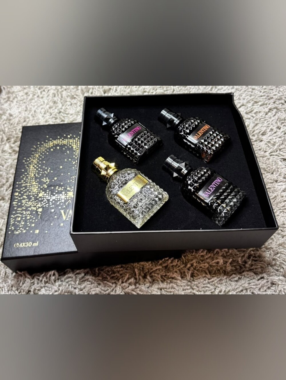 Valentino Born In Roma Gift Set 4x30ml Intense Coral Fantasy The Gold